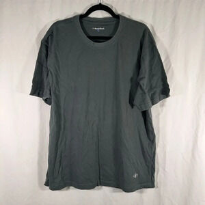 Nordic Track Shirt Men's XXL Green Short Sleeve Crew Neck 100% Cotton Top
